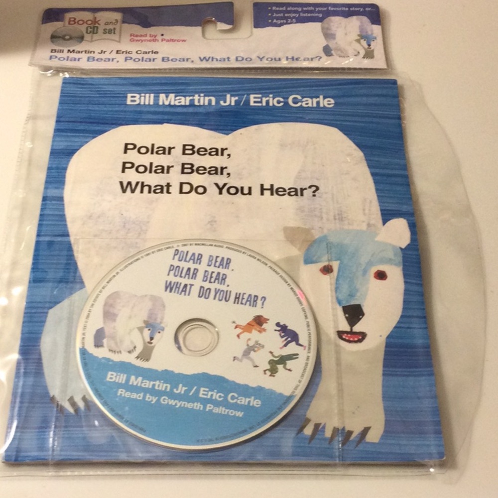 "Polar Bear, Polar Bear, What Do You Hear?" Kids Book & CD